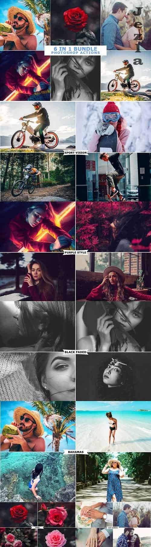 CreativeMarket - 6 IN 1 PHSP Actions Bundle 5188740