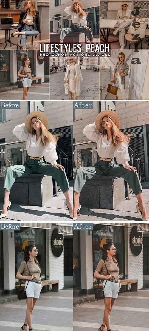 Lifestyles Peach Photoshop Actions Lifestyles Peach Photoshop Actions