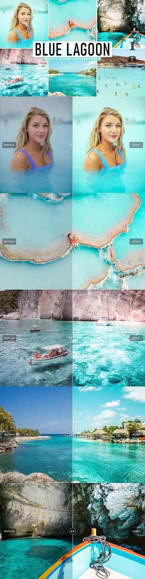 Blue Lagoon Pro Lightroom Presets - 5603624 - Mobile & Desktop Blue Lagoon Pro Lightroom Presets - 5603624 - Mobile & Desktop