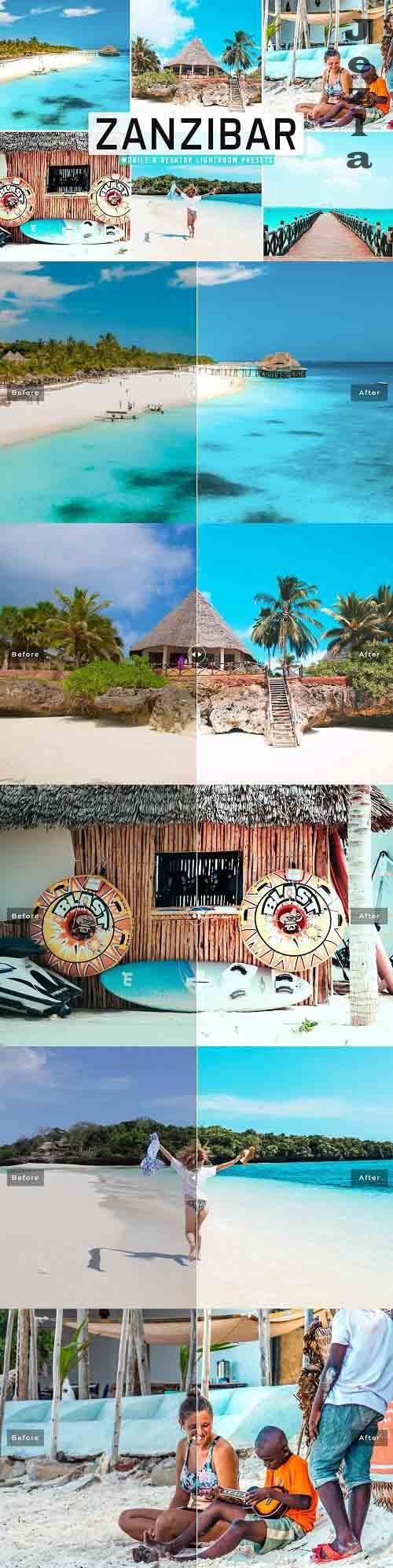 Zanzibar Pro Lightroom Presets - 5610200 - Mobile & Desktop Zanzibar Pro Lightroom Presets - 5610200 - Mobile & Desktop