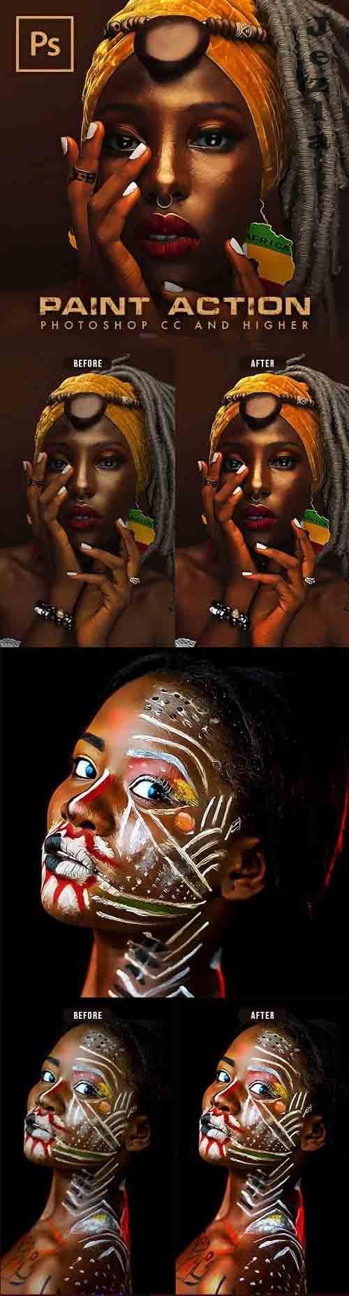 GraphicRiver - Paint Photoshop Action 28735099 GraphicRiver - Paint Photoshop Action 28735099