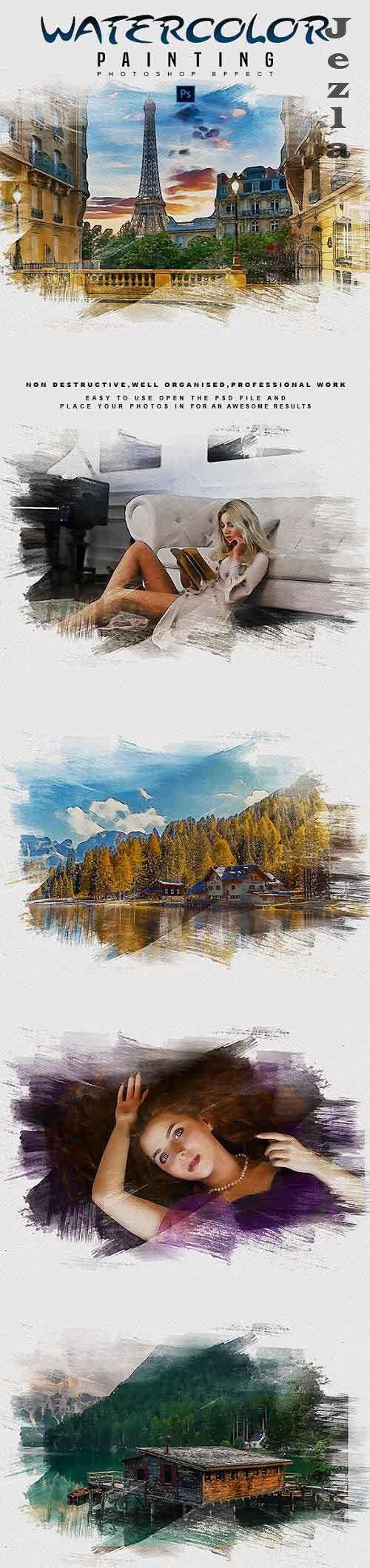GraphicRiver - Watercolor Painting - PHSP Effect 28936851