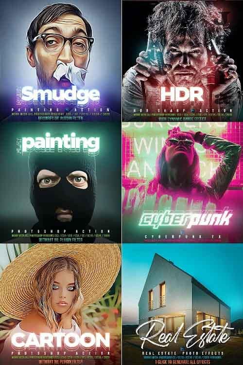 GraphicRiver - PRO 6 Photoshop Actions Bundle 29343736 GraphicRiver - PRO 6 Photoshop Actions Bundle 29343736