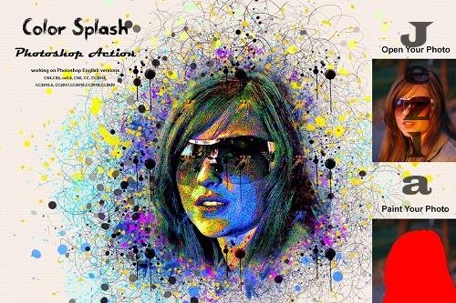 CreativeMarket - Color Splash Photoshop Action 5390030 CreativeMarket - Color Splash Photoshop Action 5390030