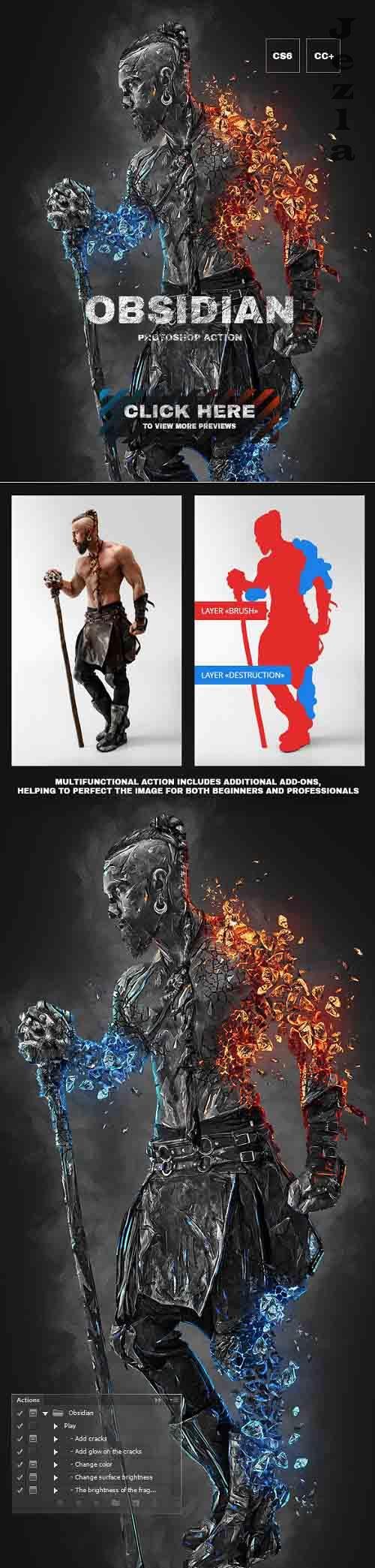 GraphicRiver - Obsidian Photoshop Action 26998428 GraphicRiver - Obsidian Photoshop Action 26998428