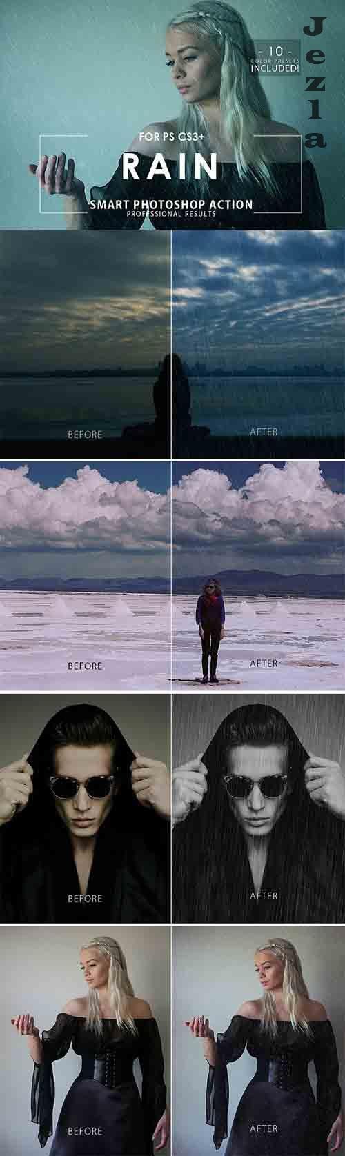 GraphicRiver - Rain Photoshop Action 28806032 GraphicRiver - Rain Photoshop Action 28806032