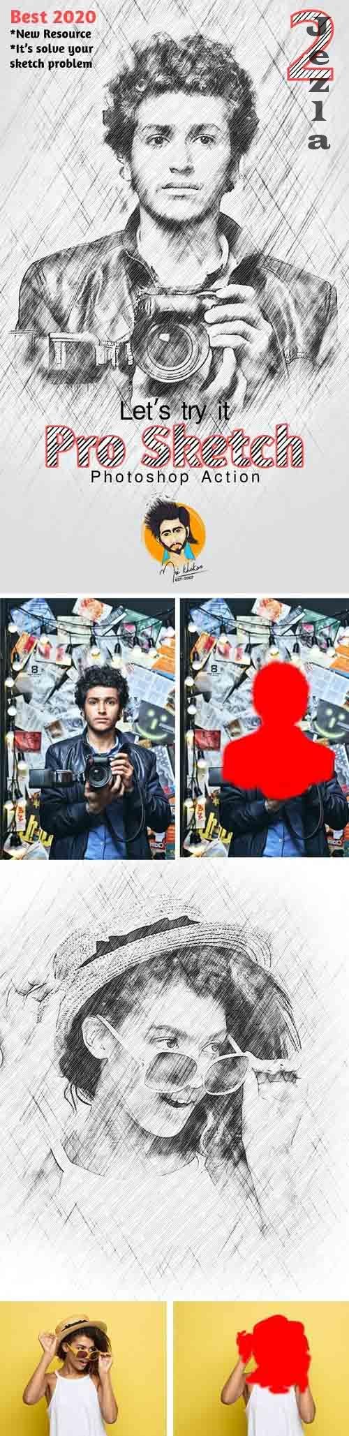 GraphicRiver - Pro Sketch Photoshop Action 28848536 GraphicRiver - Pro Sketch Photoshop Action 28848536