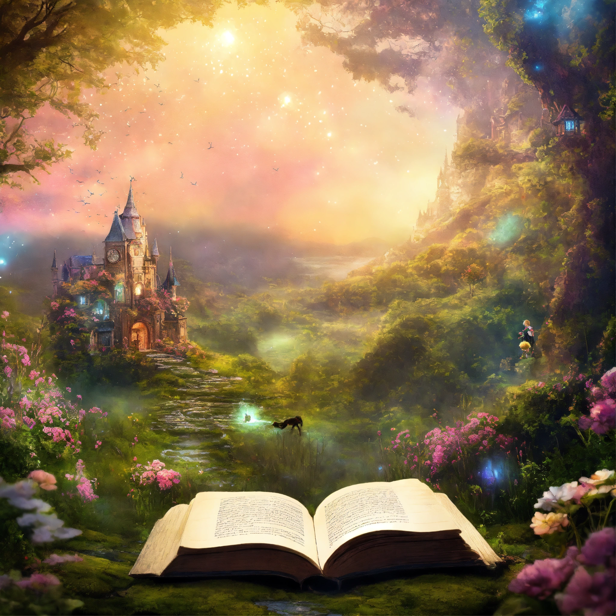 Волшебный мир из сказочной книги