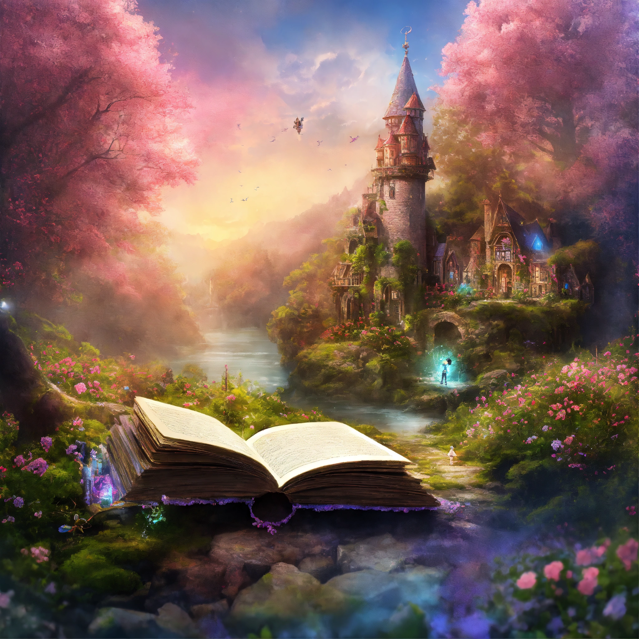 Волшебный мир из сказочной книги
