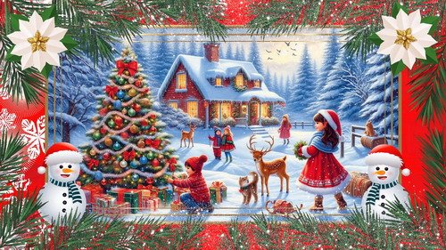 Проект ProShow Producer - Christmas Landscapes 2024