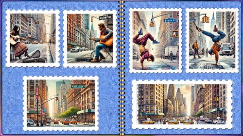 Проект ProShow Producer - Stamp Album (One Day in Manhattan)