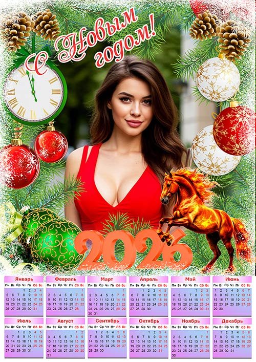 Календарь на 2026 год - Скоро  новый год
