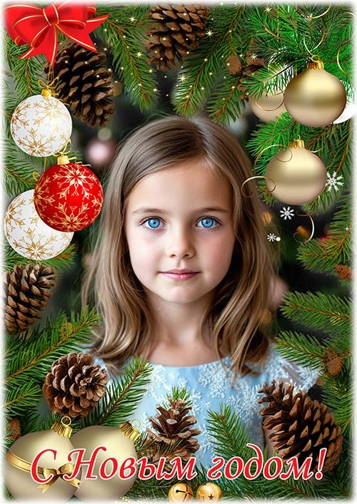 Новогодняя рамка - С новым годом
